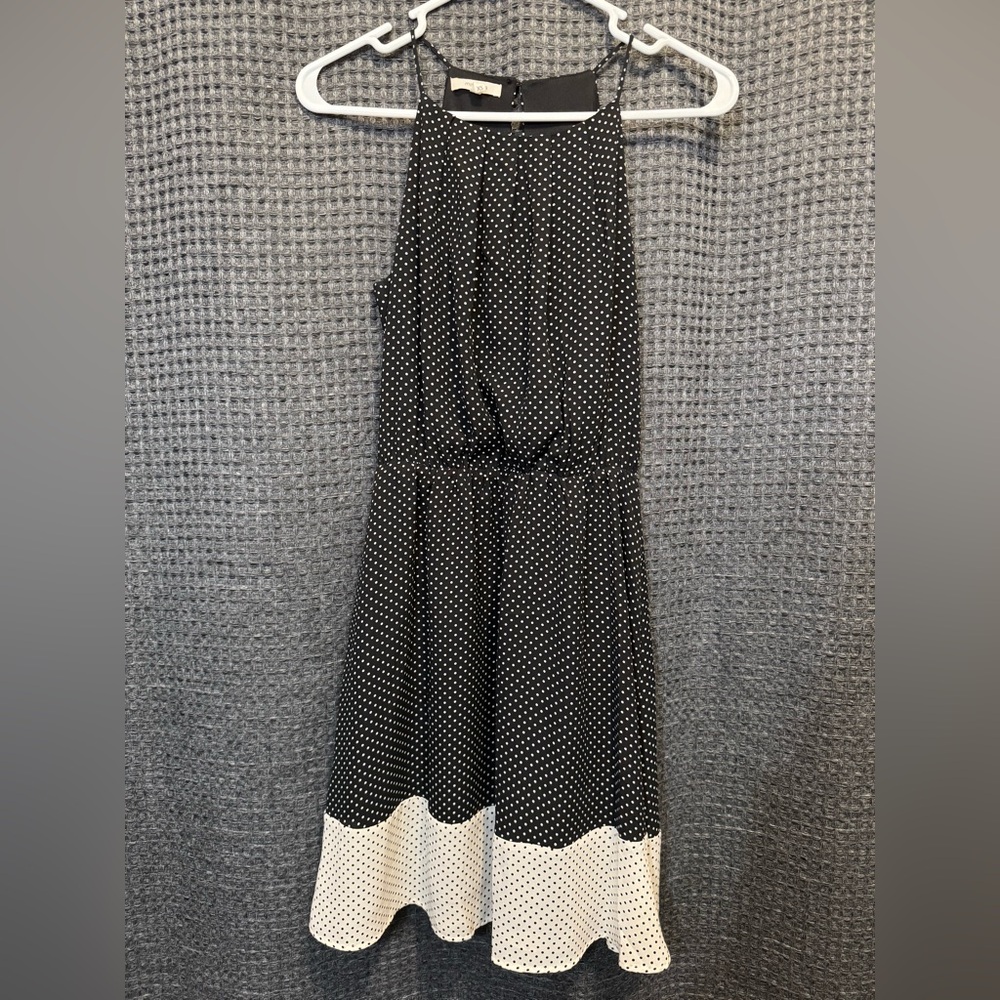 Black and White Polka Dot Dress